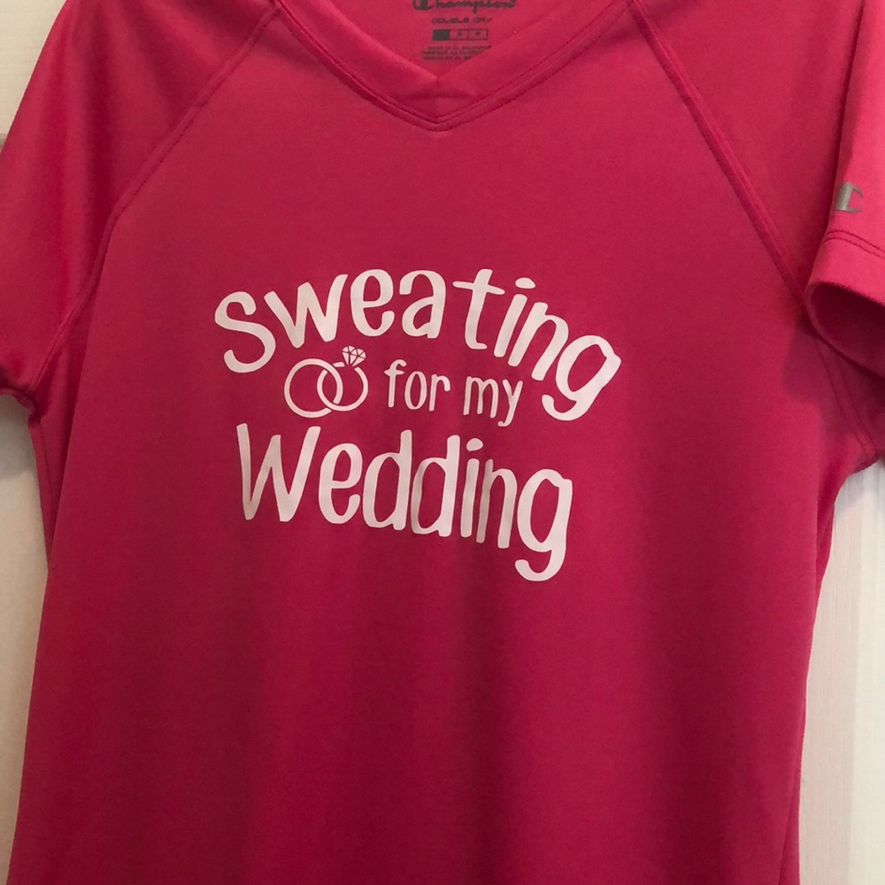 Sweating for my Wedding V Neck